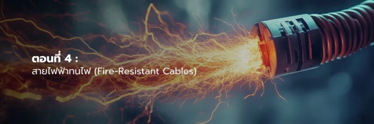 ตอนที่ 4: สายไฟฟ้าทนไฟ (Fire-Resistant Cables)