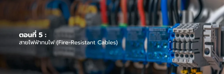 ตอนที่ 5: มาตรฐานสีของสายไฟ